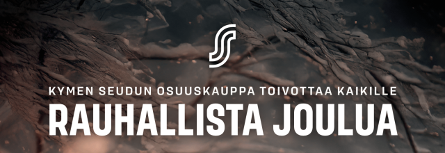 Kymin Seudun Osuuskauppa toivottaa kaikille hyvää Joulua